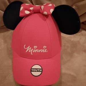 Brand New WOT Disney Youth Minnie Adjustable Cap
